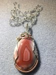 Wire wrapped Agate