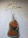 Wire wrapped Jasper